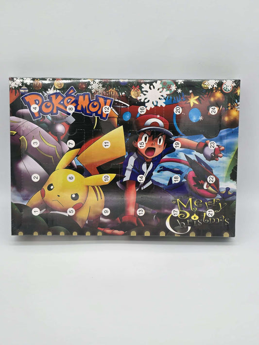 Holiday countdown calendar with 24 mini toys