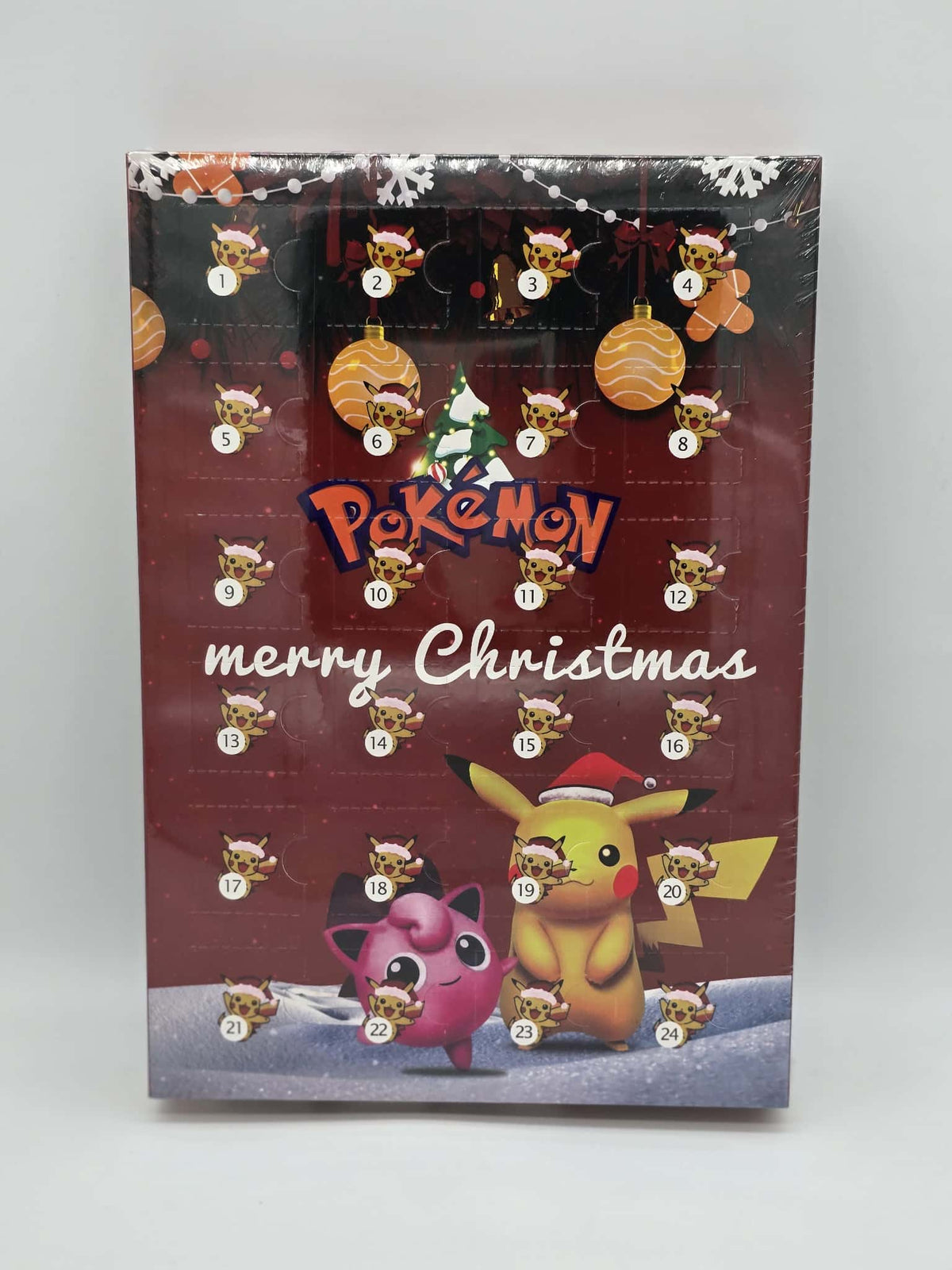 Character-themed mini toy countdown calendar
