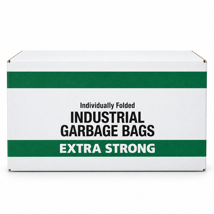 Extra-resistant 26x36 black garbage bags